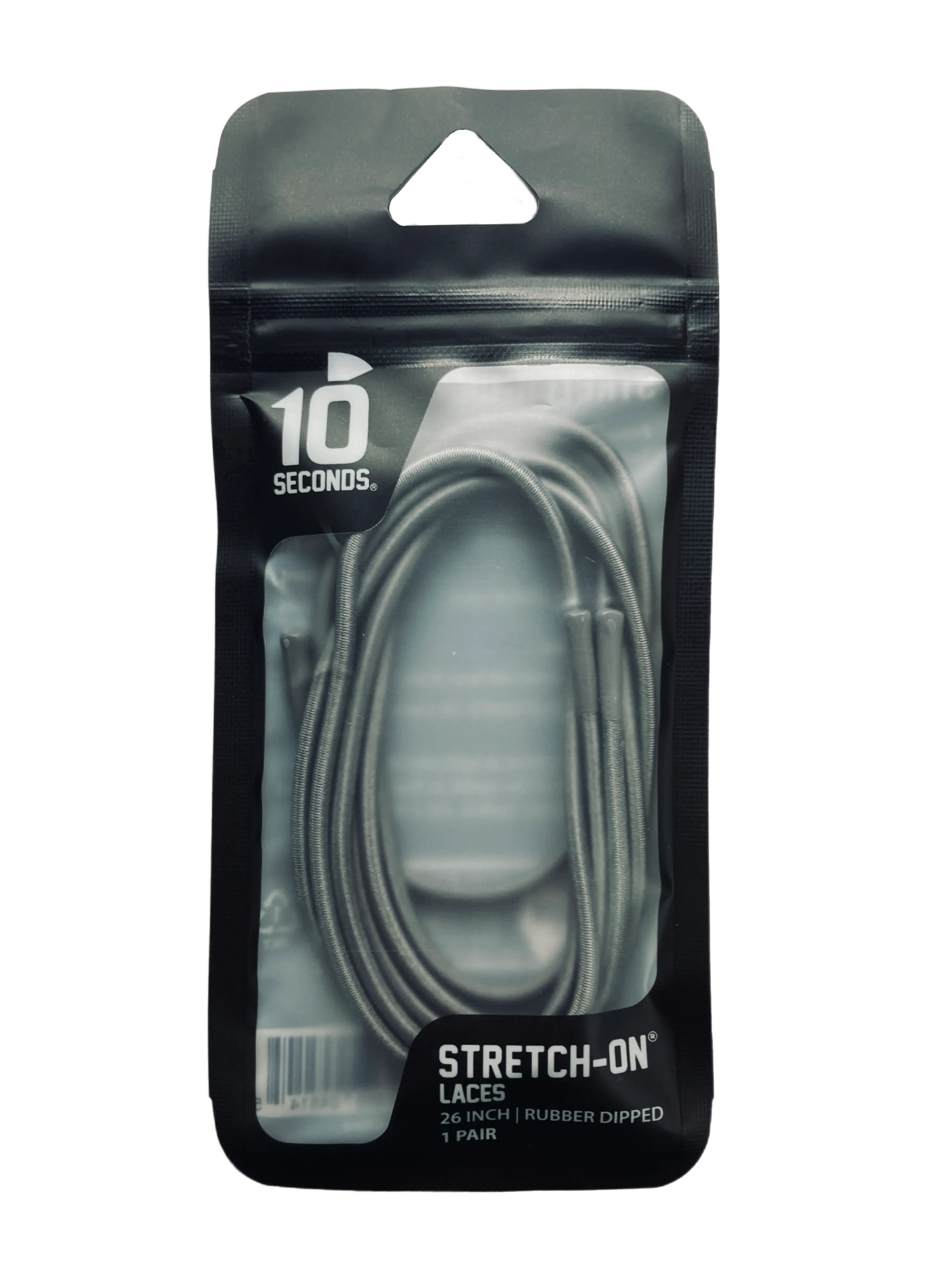 10 Seconds ® Stretch-On™ Lace | Grey - Rubber Dipped Tip