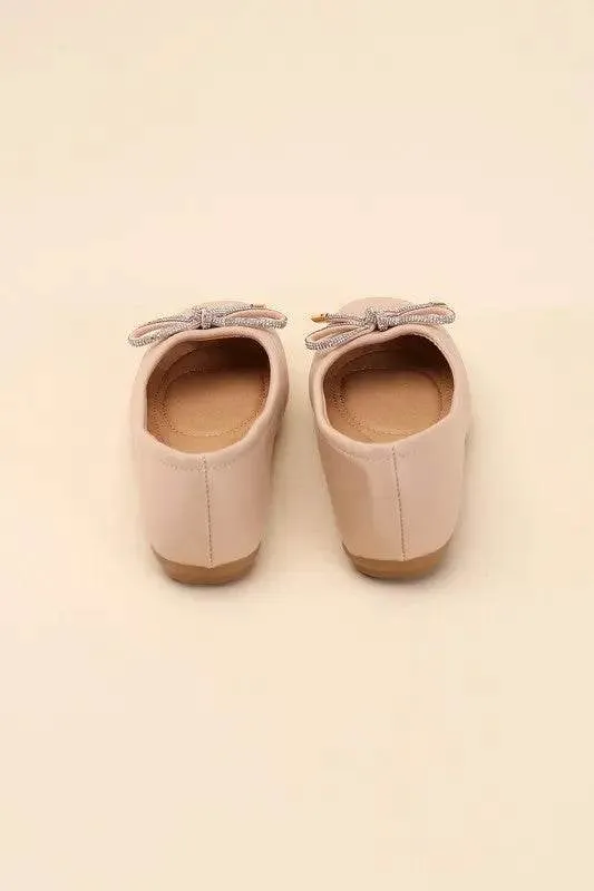 DOROTHY-77 Bow Ballet Flats