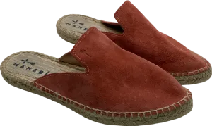 Manebi Orange Suede Mules UK 5 EU 38 
