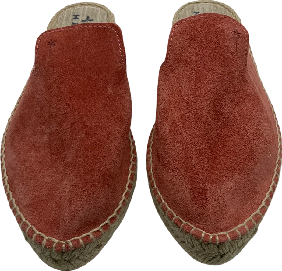 Manebi Orange Suede Mules UK 5 EU 38 
