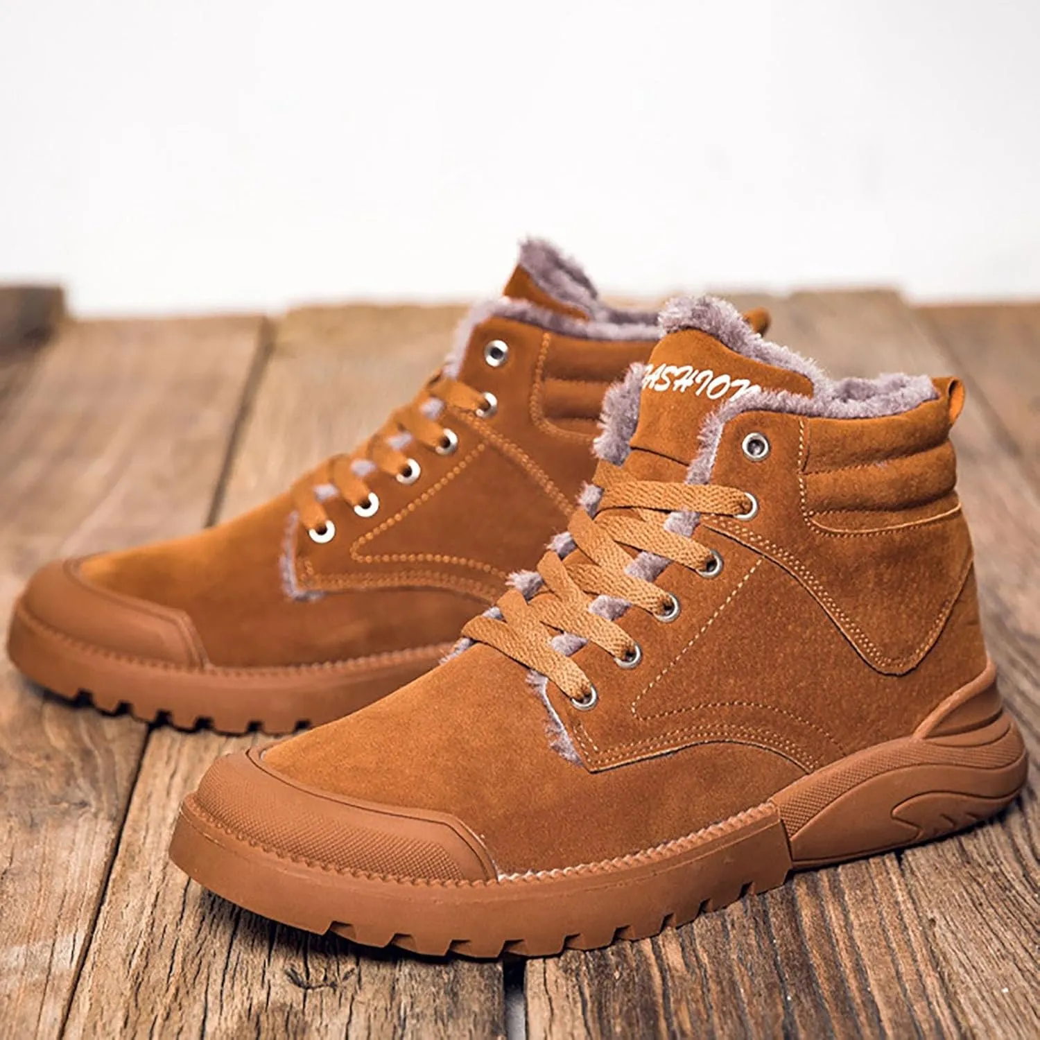 Men Work Boots Non Steel Toe Hiking Sneakers Warm Ankle Womens Safety Toe Shoes Wide Width Platform Sneakers Lightweight Safety Hike Grounded Footwear