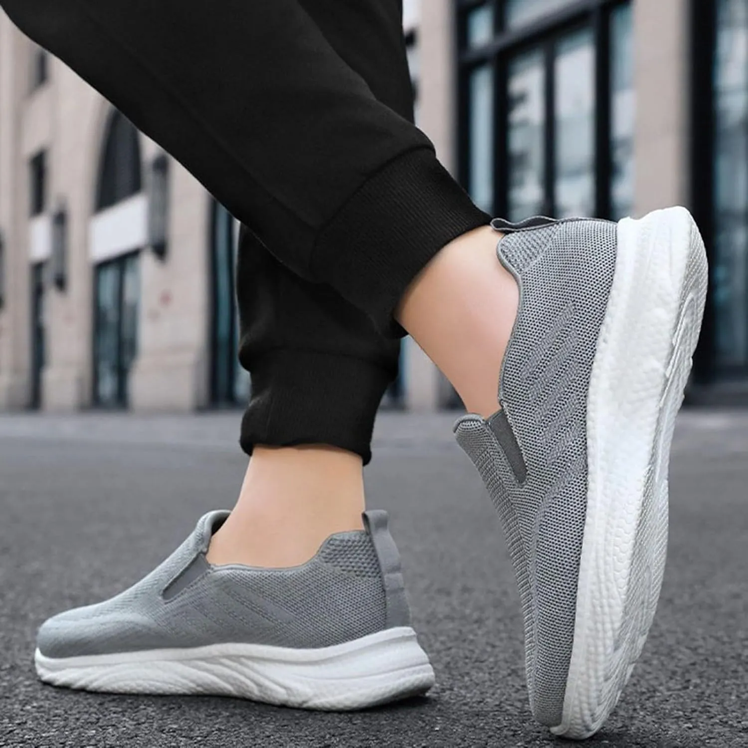 Men's Spring All Flat Soled Comfortable Lazy Slip On Couple Casual Shoes Casuals for Men
