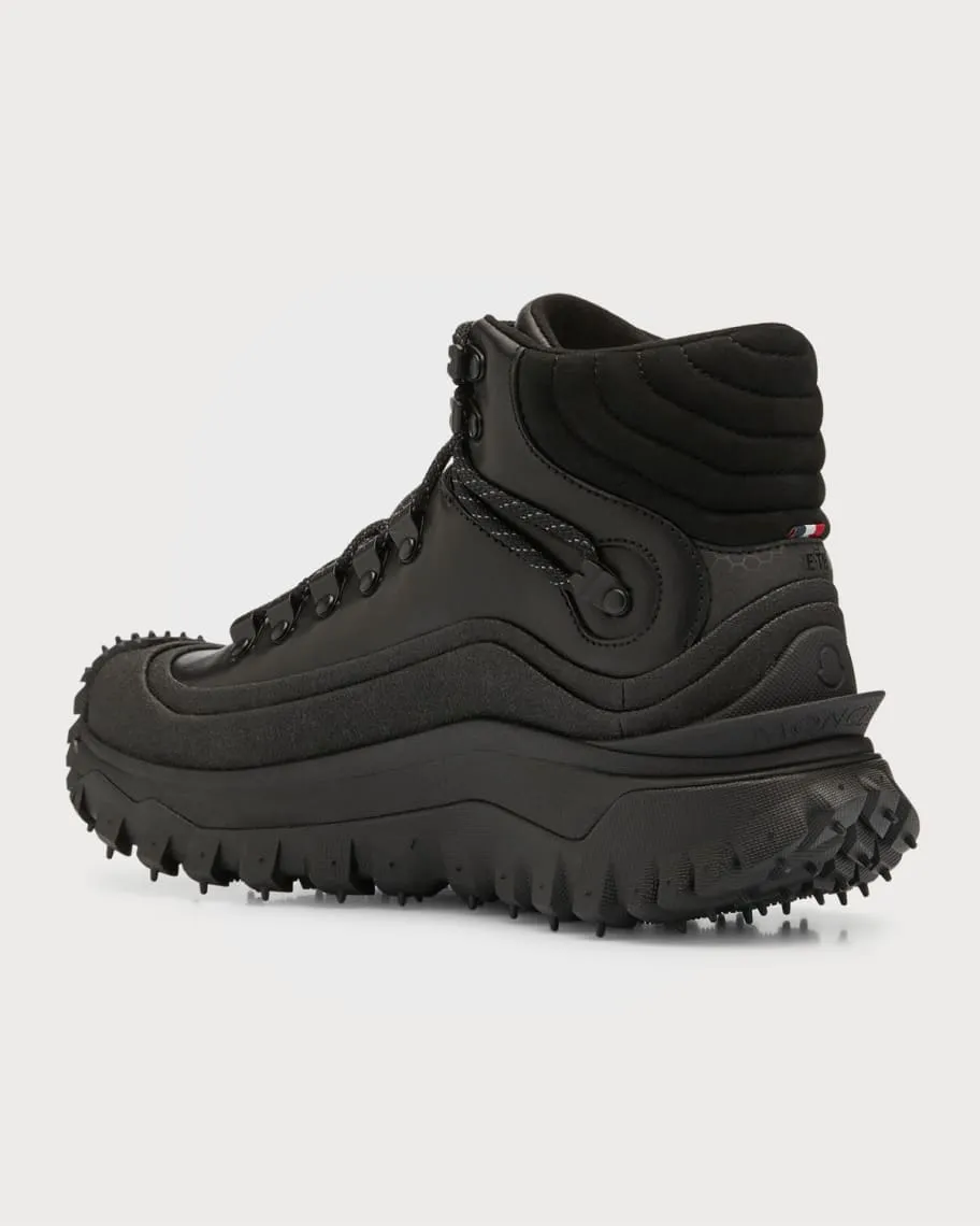 Men's Traingrip GTX Outdoor Leather High Top Sneakers Moncler