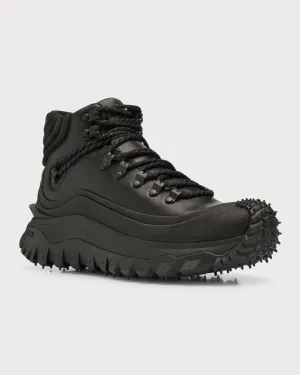 Men's Traingrip GTX Outdoor Leather High Top Sneakers Moncler