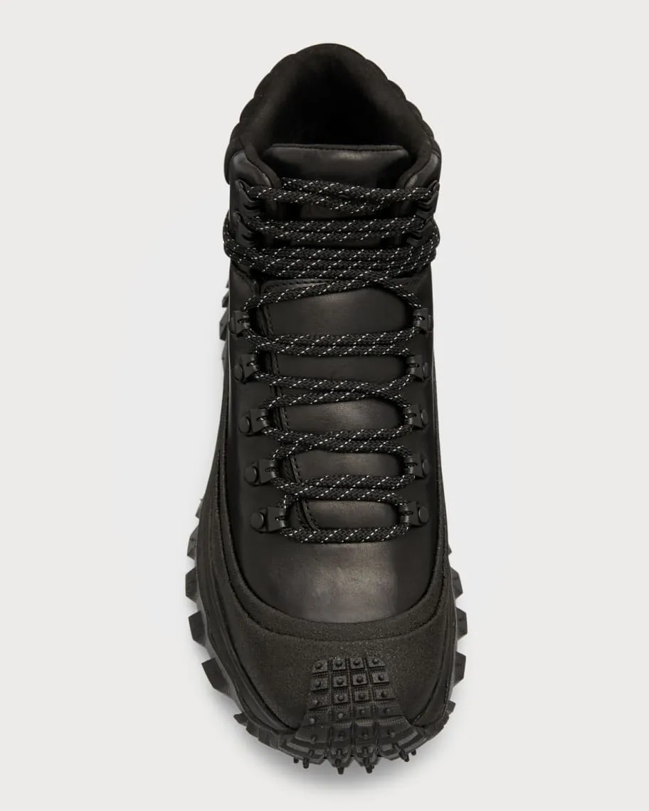 Men's Traingrip GTX Outdoor Leather High Top Sneakers Moncler