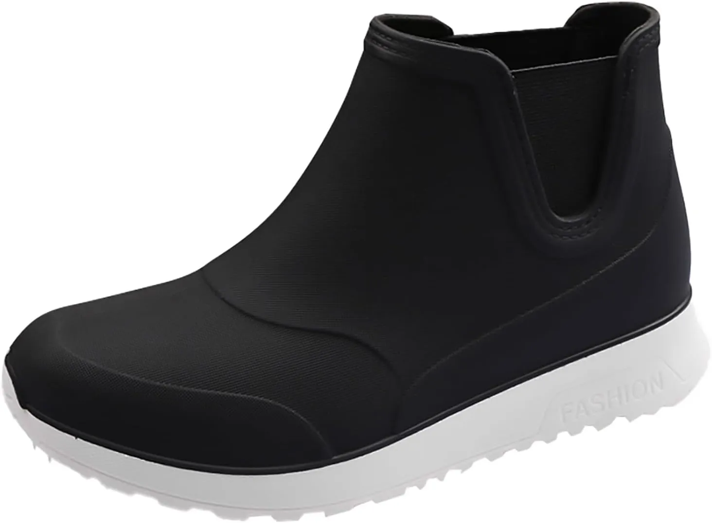 Rain Boots Women Comfortable Mens Grounded Footwear Booties Black Orthopedic Barefoot Shoes Rain Boots for Women and Men, Waterproof Rubber Women Winter Boots