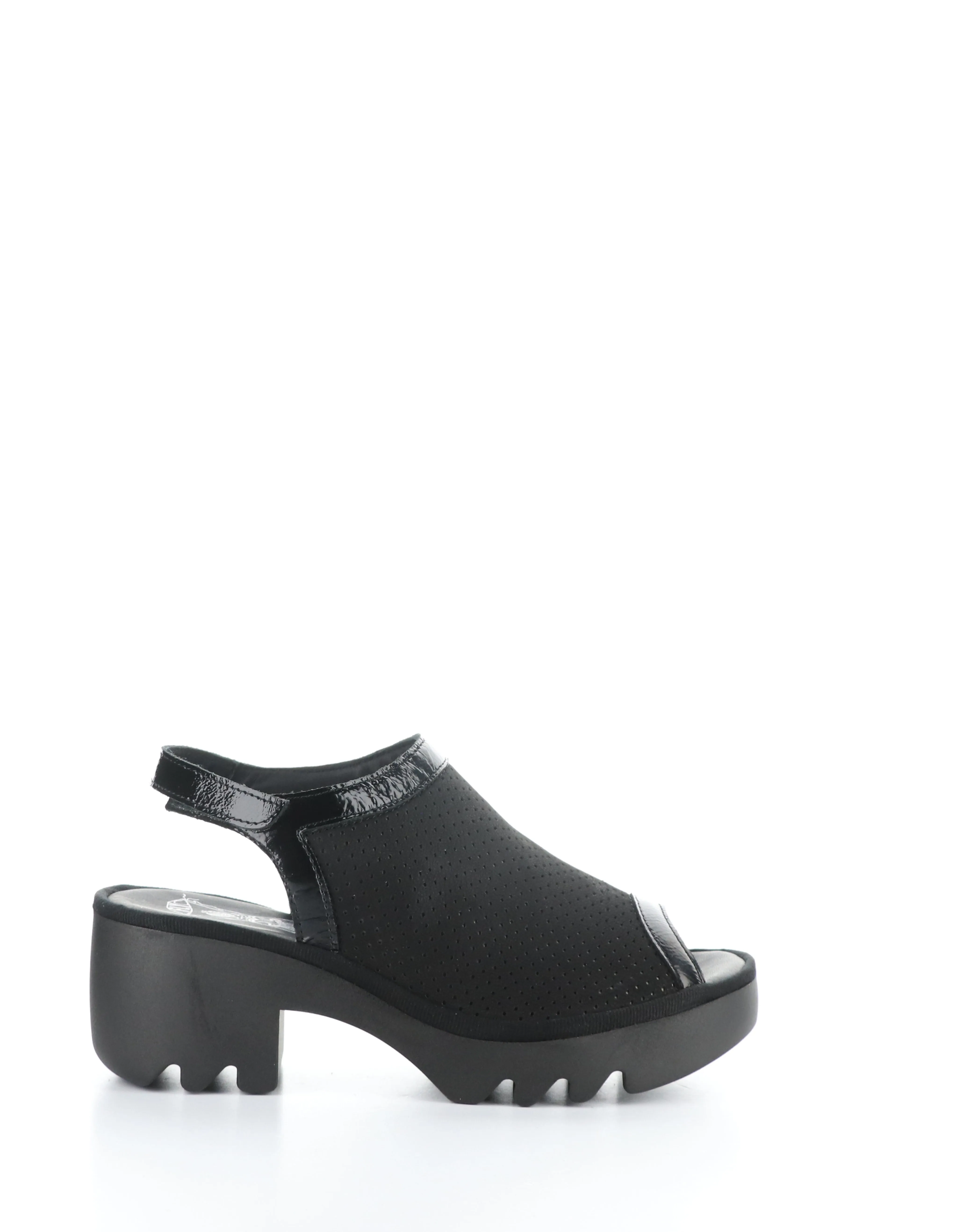 TEIF577FLY 000 BLACK Round Toe Sandals