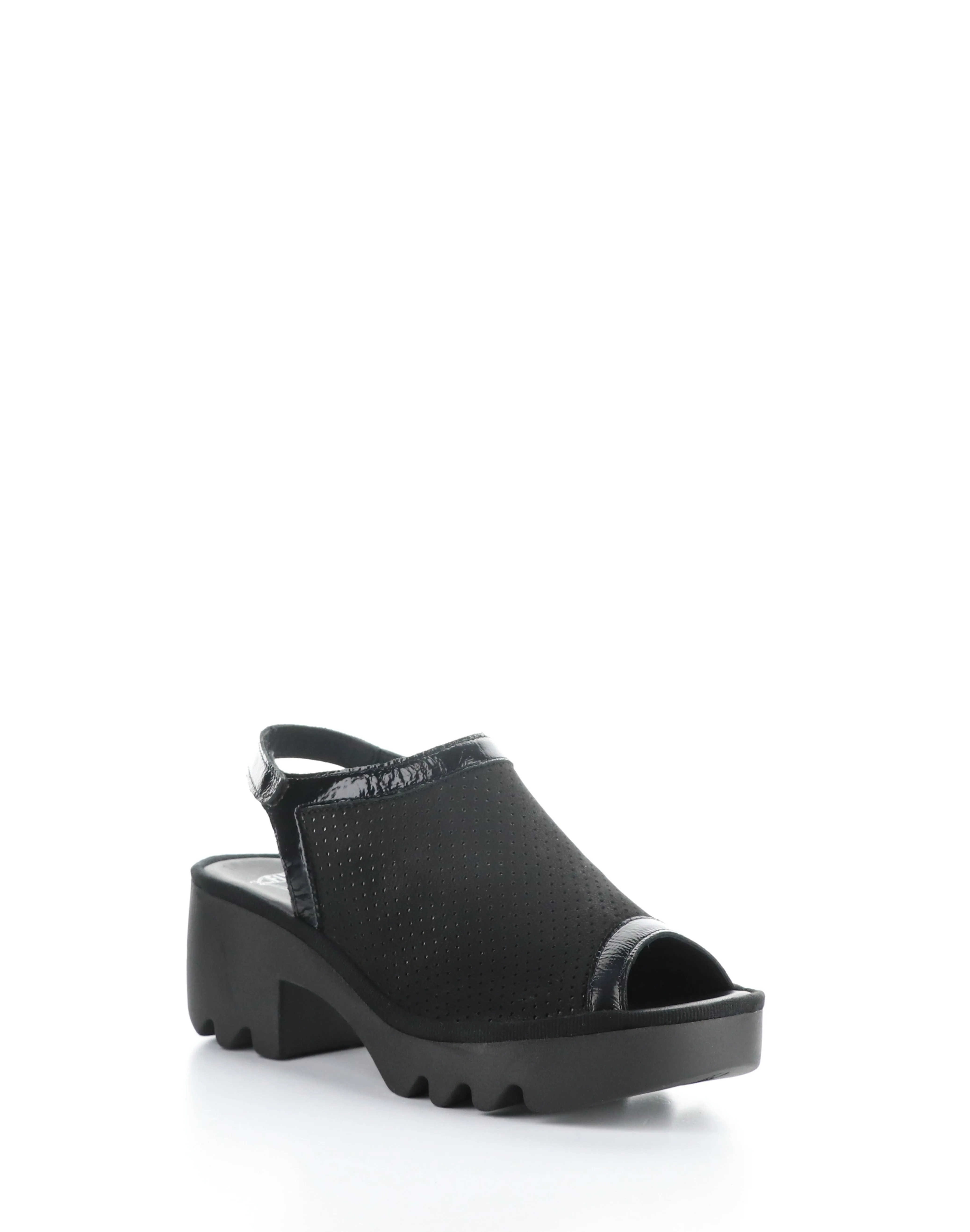 TEIF577FLY 000 BLACK Round Toe Sandals