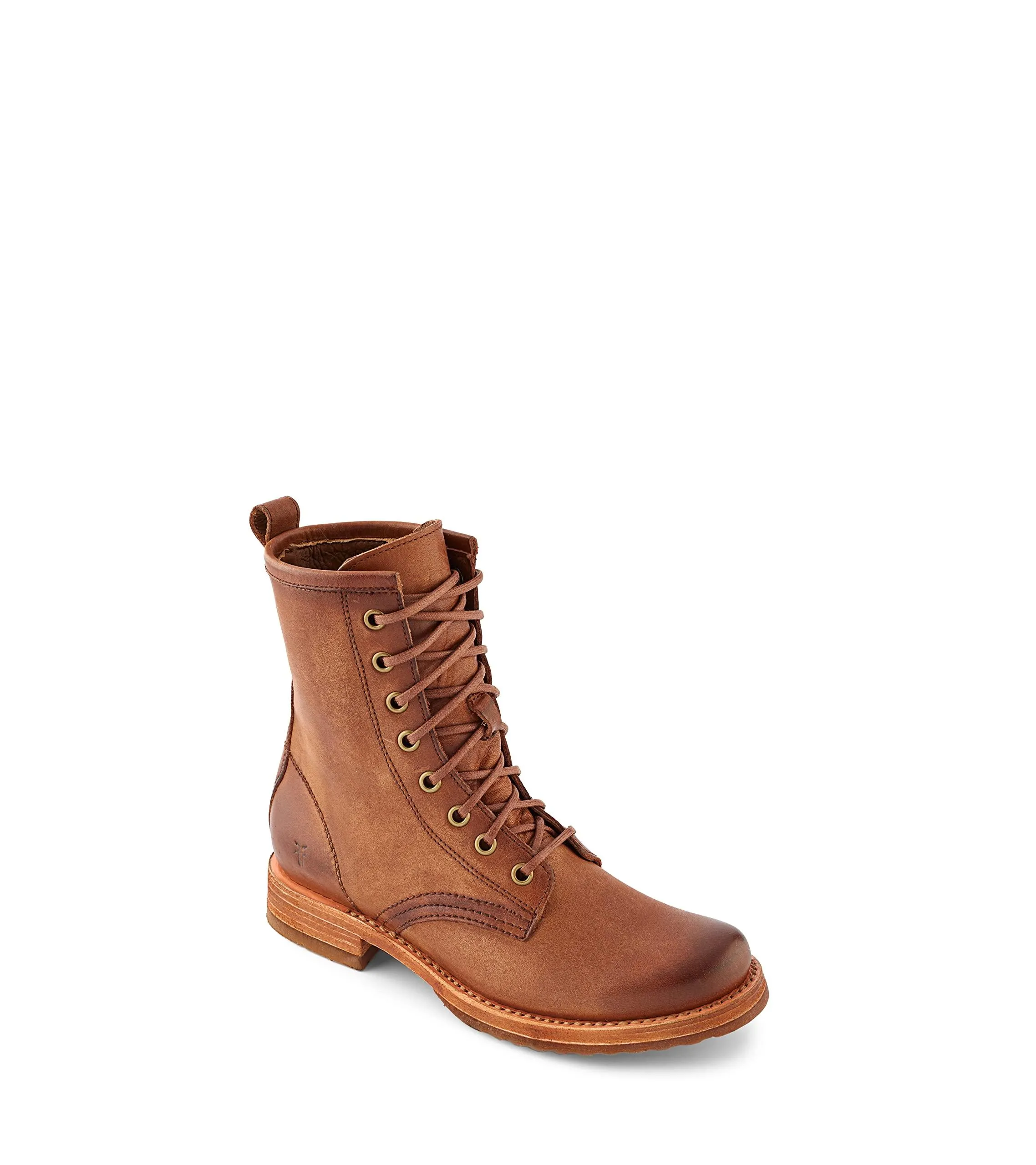 The Frye Company Women's Caramel Veronica Size 7 Oiled Vintage Leather Boots