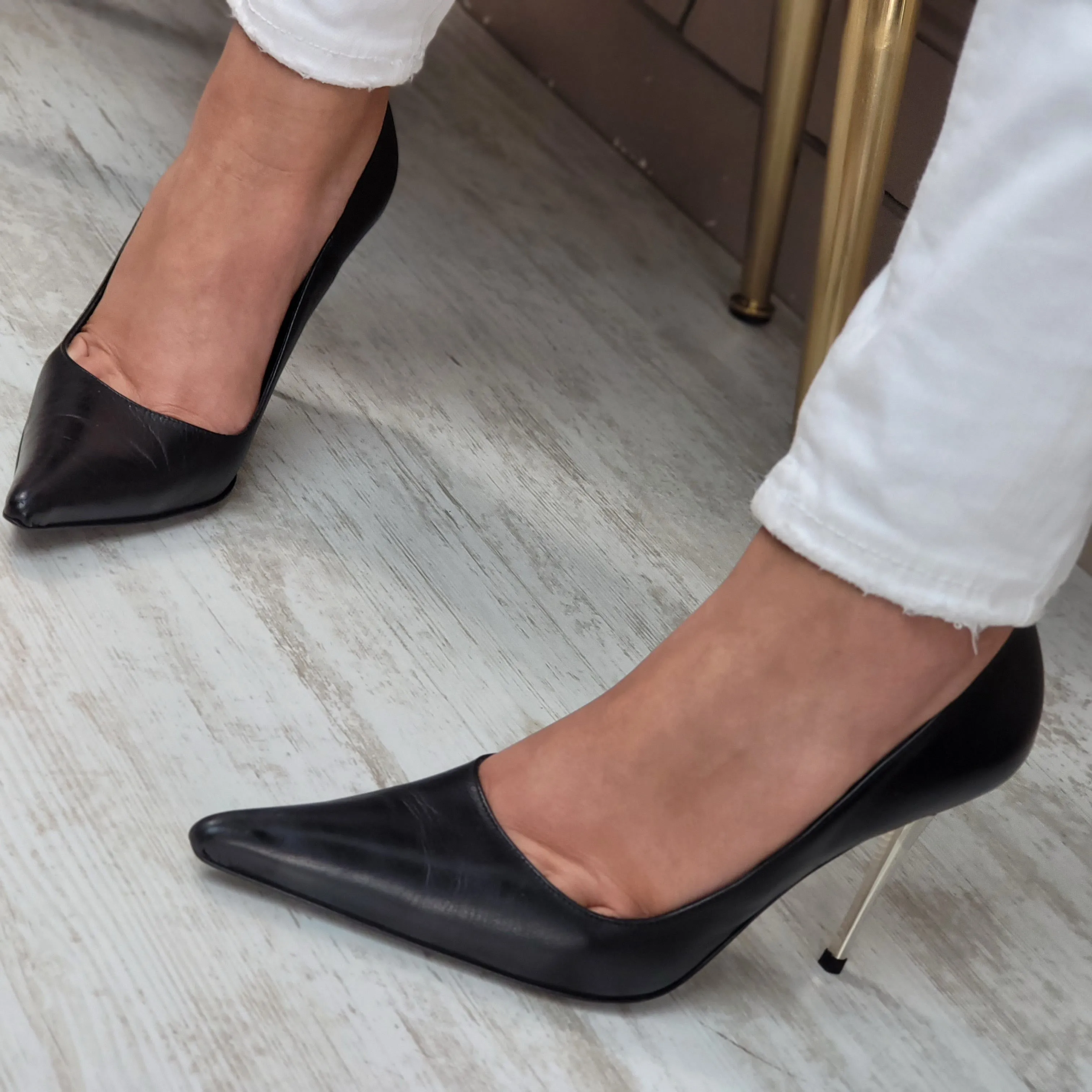 VERSUS VERSACE POINTY PUMPS EU 36.5/ UK 3.5