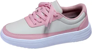 Women's Slip on Walking Shoes Dressy PU Leather Non Slip Vintage Wide Running Shoes Breathable Gym Workout Shoes Lightweight Sneakers Indoor Outdoor