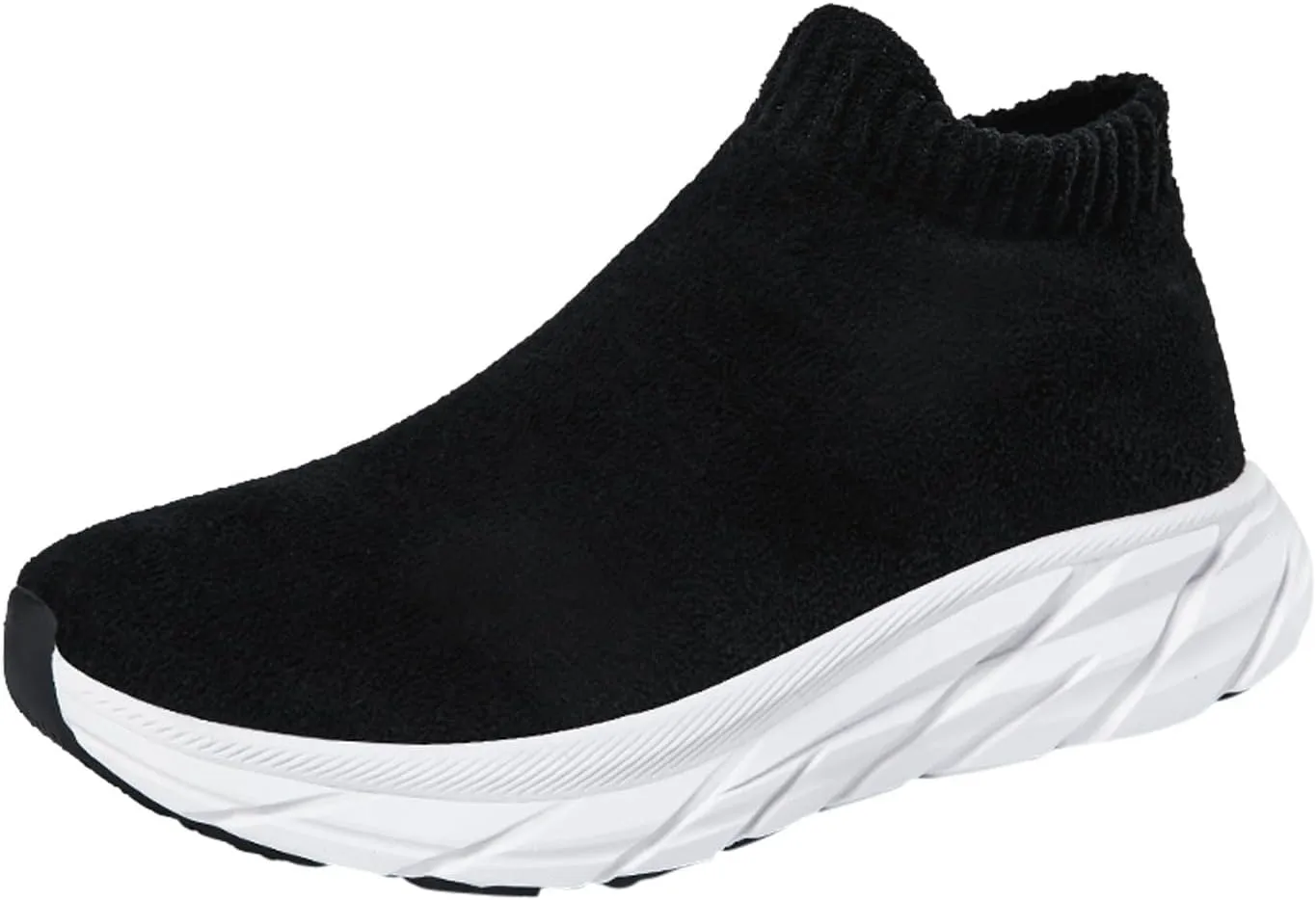 Women's Slip on Walking Shoes Non Slip Memory Foam Running Shoes Wide Width Breathable Gym Workout Shoes Lightweight Sneakers Indoor Outdoor