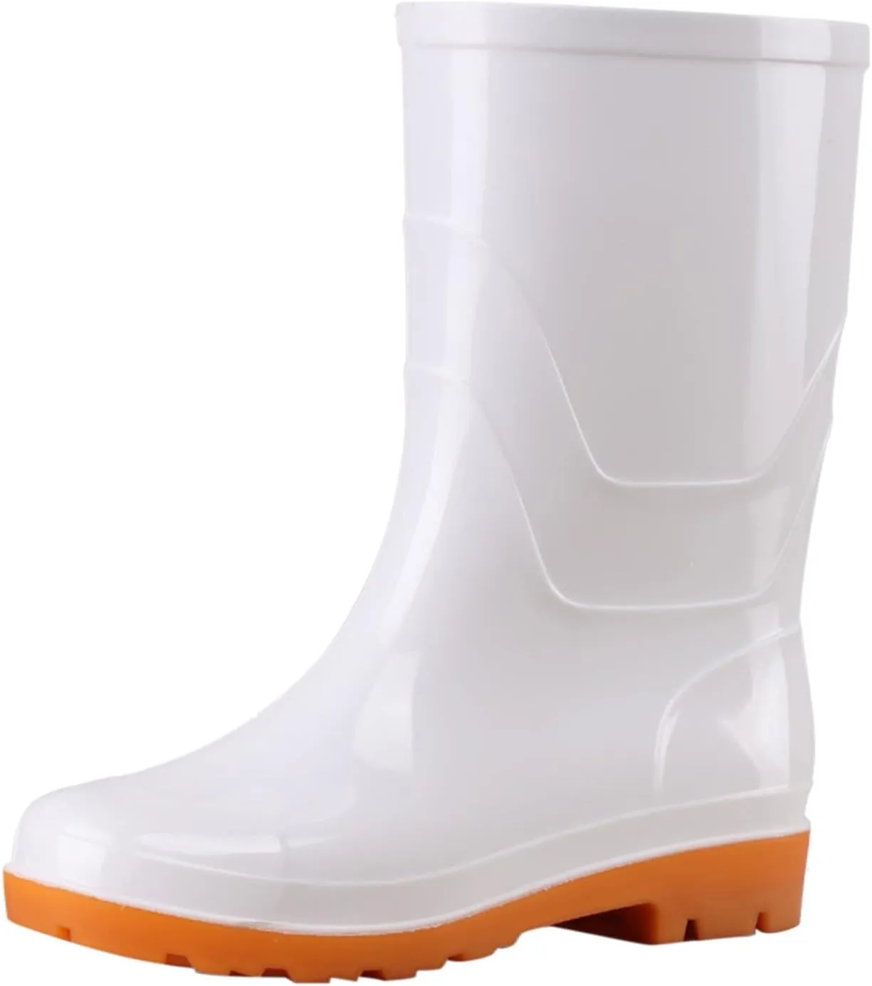 Yellow Rain Boots Womens Short Rain Boots Waterproof Garden Shoes Outdoor Rain Shoes for Hunting Gardening Farming